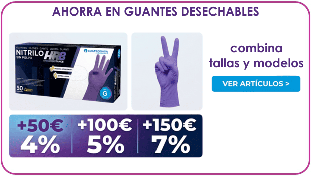 Promo guantes desechables